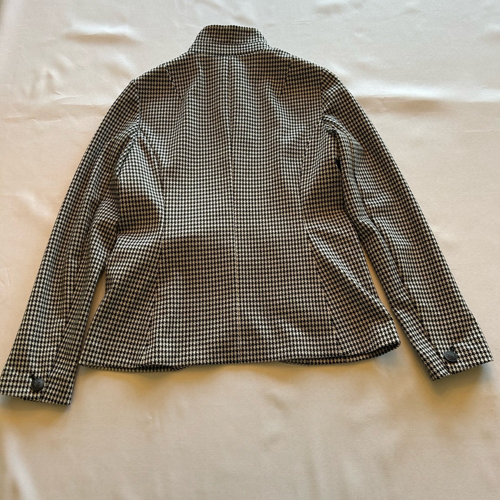 Rag & Bone Black and White Houndstooth Blazer - Picture 2 of 8